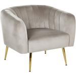 Goldene Moderne Beliani Lounge Sessel aus Metall Breite 50-100cm, Höhe 50-100cm, Tiefe 50-100cm 