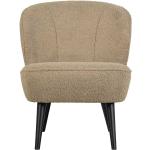 Beige Retro Basilicana Lounge Sessel aus Birke Breite 50-100cm, Höhe 50-100cm, Tiefe 50-100cm 