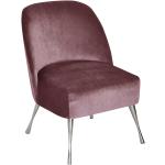 Reduzierte Amarantfarbene Vintage Happy Barok Lounge Sessel aus Holz Breite 0-50cm, Höhe 50-100cm 