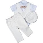 Offwhitefarbene Elegante Taufanzüge für Babys Größe 80 für den für den Sommer 