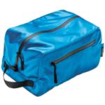 Aquablaue Kulturtaschen & Waschtaschen mit Reißverschluss aus Seide 