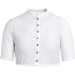 Weiße Cocovero Stehkragen Festliche Blusen mit Hirsch-Motiv aus Spitze für Damen Größe XS 
