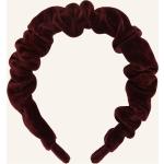 Dunkelrote Cocovero Haarreifen aus Textil für Damen 