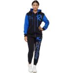 Code47 Jogginganzug » Damen Jogginganzug Jogging Trainingsanzug« (Sportanzug Trainingsanzug Fitnessanzug, 2-tlg., Sportswear TrackSuit Sweat), blau