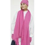 Reduzierte Pinke Unifarbene CODELLO Wollschals aus Wolle für Damen Einheitsgröße 