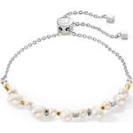 Weiße Coeur de Lion Perlenarmbänder aus Stahl mit Echte Perle für Damen 