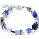 Cobaltblaue Coeur de Lion Edelstein Armbänder mit Tigerauge für Damen 