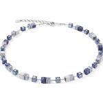 Blaue Elegante Coeur de Lion Edelsteinketten aus Kristall mit Hämatit für Damen 