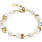 Goldene Elegante Coeur de Lion Edelstein Armbänder aus Kristall mit Bergkristall handgemacht für Damen 
