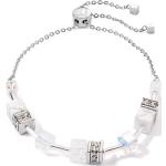 Weiße Coeur de Lion Edelstein Armbänder mit Bergkristall für Damen 
