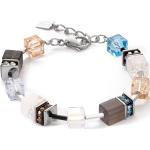 Reduzierte Beige Coeur de Lion Edelstein Armbänder aus Kristall mit Achat für Damen 