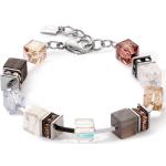 Reduzierte Braune Elegante Coeur de Lion Edelstein Armbänder mit Bergkristall handgemacht für Damen 