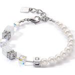 Weiße Coeur de Lion Edelstein Armbänder aus Kristall mit Bergkristall für Damen für die Braut 