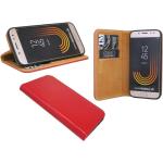 Rote Elegante Huawei P20 Pro Cases Art: Flip Cases aus Leder 