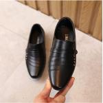 Schwarze Business Outdoor Schuhe aus Kunstleder für Herren für den für den Sommer 