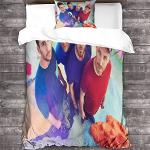 Coldplay Bettwäsche 3D-Druck Musik Bettwäsche-Set Bettbezug Mit Kissenbezug Kinderbettwäsche,Rock 'n' Roll einzeln（135x200cm）