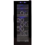 Schwarze Weinkühlschränke aus Glas Breite 0-50cm, Höhe 50-100cm, Tiefe 50-100cm 