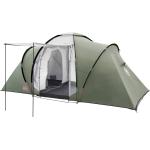 Coleman Ridgeline 4 Plus Tunnelzelt Familienzelt 4-Personen Camping Outdoor 460x230cm khaki 1B-Ware