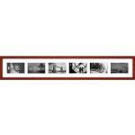 Rote Collage Bilderrahmen & Galerierahmen aus Holz 15x20 