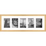 Braune Collage Bilderrahmen & Galerierahmen aus Holz 10x15 