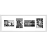 Weiße Collage Bilderrahmen & Galerierahmen aus Holz 13x18 