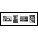 Schwarze Collage Bilderrahmen & Galerierahmen aus Holz 13x18 