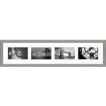 Graue Collage Bilderrahmen & Galerierahmen aus Holz 9x13 