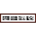 Braune Collage Bilderrahmen & Galerierahmen aus Holz 9x13 