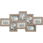 Silberne Fotowände & Bilderrahmen Sets versilbert aus Holz 10x15 