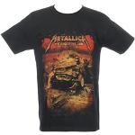 Schwarze Metallica Herrenbandshirts Übergrößen 