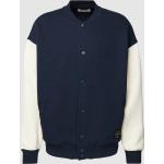 Dunkelblaue Tom Tailor Denim College-Jacken aus Denim für Herren Größe XL 