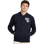 Blaue Tom Tailor Stehkragen College-Jacken & Baseball-Jacken mit Kapuze für Herren Größe L für den für den Herbst 
