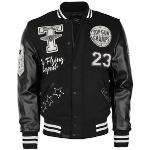 Schwarze Sportliche Top Gun College-Jacken für Herren Größe 3 XL für den für den Herbst 