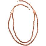 Braune Collezione Alessandro Zweireihige Halsketten & Mehrlagige Halsketten handgemacht für Damen 