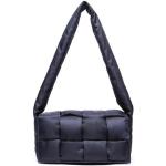 Blaue Collezione Alessandro Damenschultertaschen & Damenshoulderbags mit Reißverschluss aus Kunstfaser mit Handyfach 