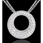 Reduzierte Edenly Kassiopeia Zweireihige Halsketten & Mehrlagige Halsketten aus Weißgold mit Diamant für Damen 