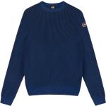 Reduzierte Blaue Colmar Rundhals-Ausschnitt T-Shirts aus Wolle für Herren Größe L für den für den Herbst 