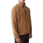 Braune Colmar Herrensweatshirts mit Reißverschluss aus Fleece Größe L 