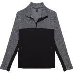 Anthrazitfarbene Colmar Herrensweatshirts mit Reißverschluss aus Fleece Größe M für den für den Herbst 