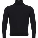 Reduzierte Schwarze Lanificio Colombo Rollkragen Kaschmir-Pullover aus Wolle für Herren Größe 5 XL für den für den Winter 