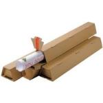 ColomPac® - Trapez Versand-Archivbox, A2, 430x105/55x75mm, braun, Wellpappe, CP0700