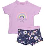Lila Color Kids Kinderbadeshirts & Kinderschwimmshirts für Mädchen Größe 98 