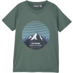 Olivgrüne Motiv Color Kids Printed Shirts für Kinder & Druck-Shirts für Kinder aus Polyester Größe 92 