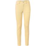 Reduzierte Gelbe TCHIBO Slim Fit Jeans mit Reißverschluss aus Baumwolle für Damen Größe S 