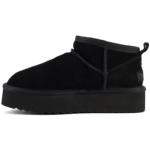 Schwarze Colors of California Low Sneaker aus Leder für Damen Größe 40 