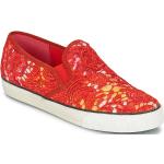 Reduzierte Rote Colors of California Slip-on Sneaker ohne Verschluss aus Textil für Damen Größe 41 