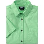 Reduzierte Hellgrüne Sportliche Kurzärmelige Kentkragen Hemden mit Kent-Kragen mit Knopf aus Baumwolle für Herren Größe XL für den für den Sommer 
