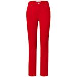 Reduzierte Rote TCHIBO Nachhaltige Slim Fit Jeans mit Reißverschluss aus Baumwolle für Damen Größe S 