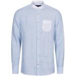 Weiße Langärmelige Colours & Sons V-Ausschnitt Langarmhemden mit Knopf Größe XXL für den für den Frühling 