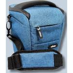 Blaue Elegante Spiegelreflex Kamerataschen mit Reißverschluss aus Stoff Wasserdicht 